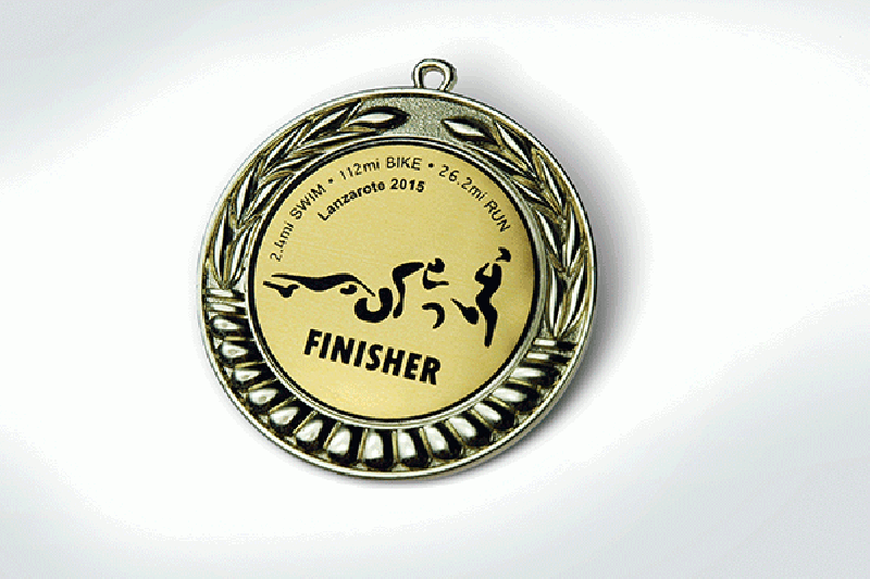 engraving medal with TroLase Lights